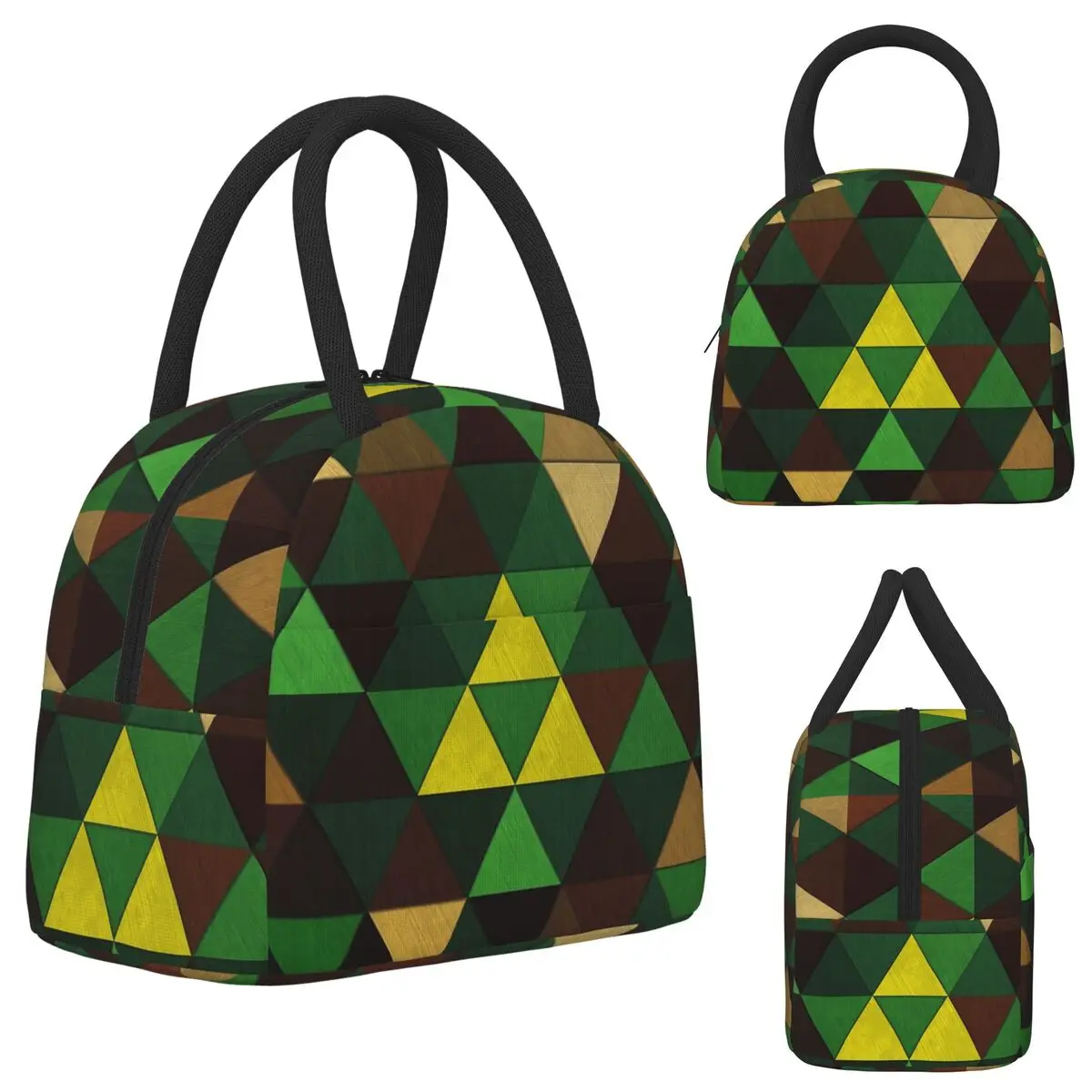 Office Quest - Triforce Quest 女性用断熱ランチバッグ オフィス用クーラー 保温フードボックス トートバッグ