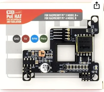 Power Over Ethernet - LoveRPi PoE HAT パワーオーバーイーサネット プロフェッショナルHAT Raspberry