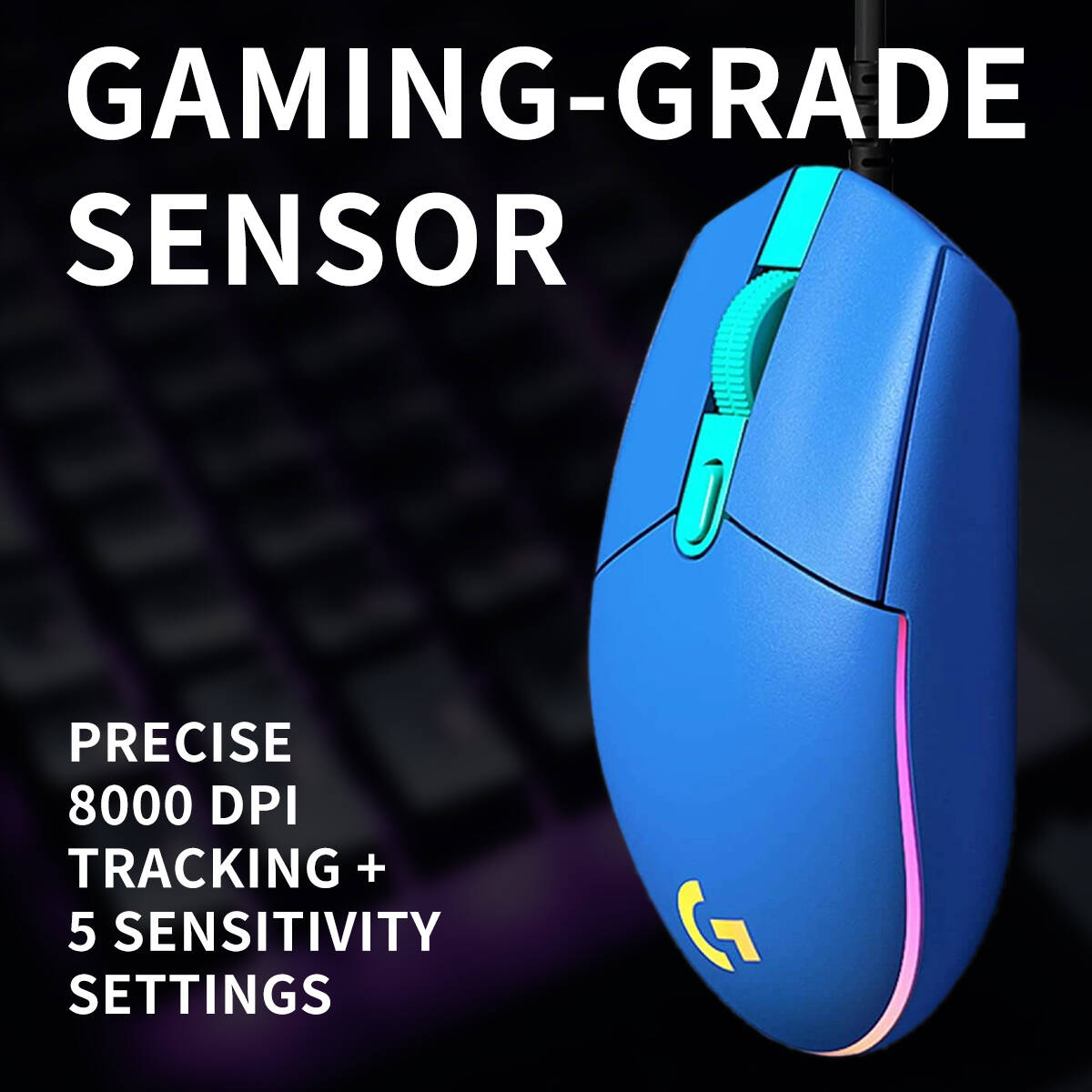 ロジクール G203 有線ゲーミングマウス 耐久性のある外装 - Logitech Mouse G203 のレビューと価格