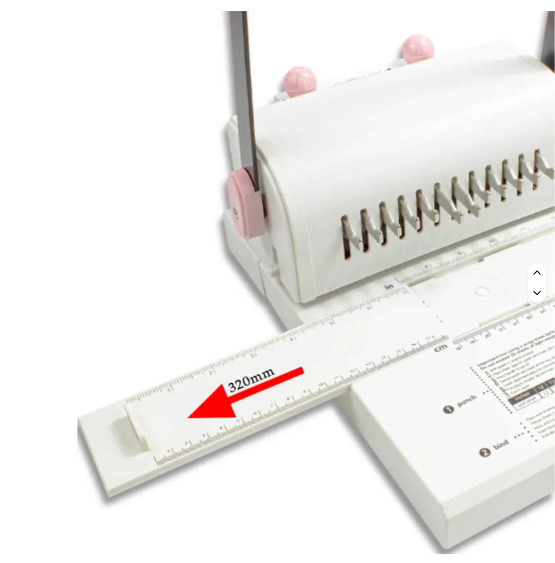 手動式製本機 子供とオフィス向け 12穴 ナイフ刃穿孔機 D - Binding Machine Comb のレビューと価格