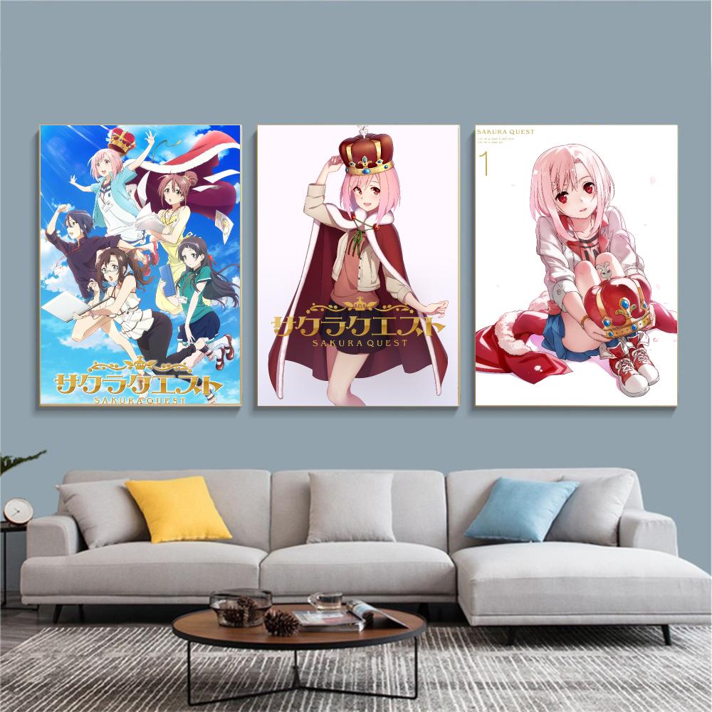 アニメ「S-Sakura Quest-T」ポスター モダンな - Office Quest のレビューと価格