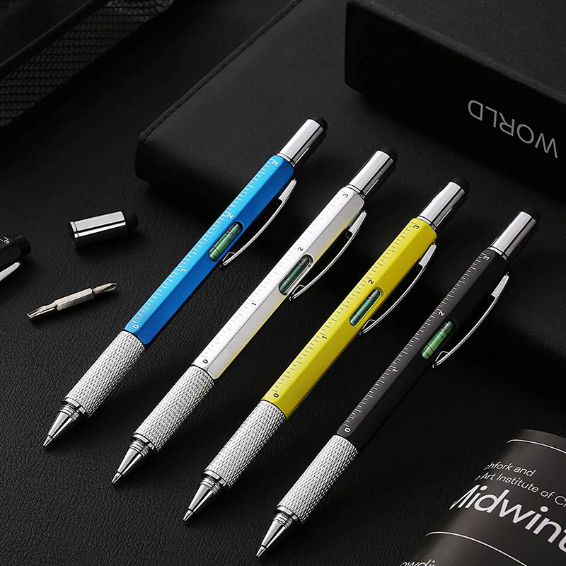 6-in-1多機能ボールペンハンドヘルドツール（メジャー、テ - Office Technician のレビューと価格